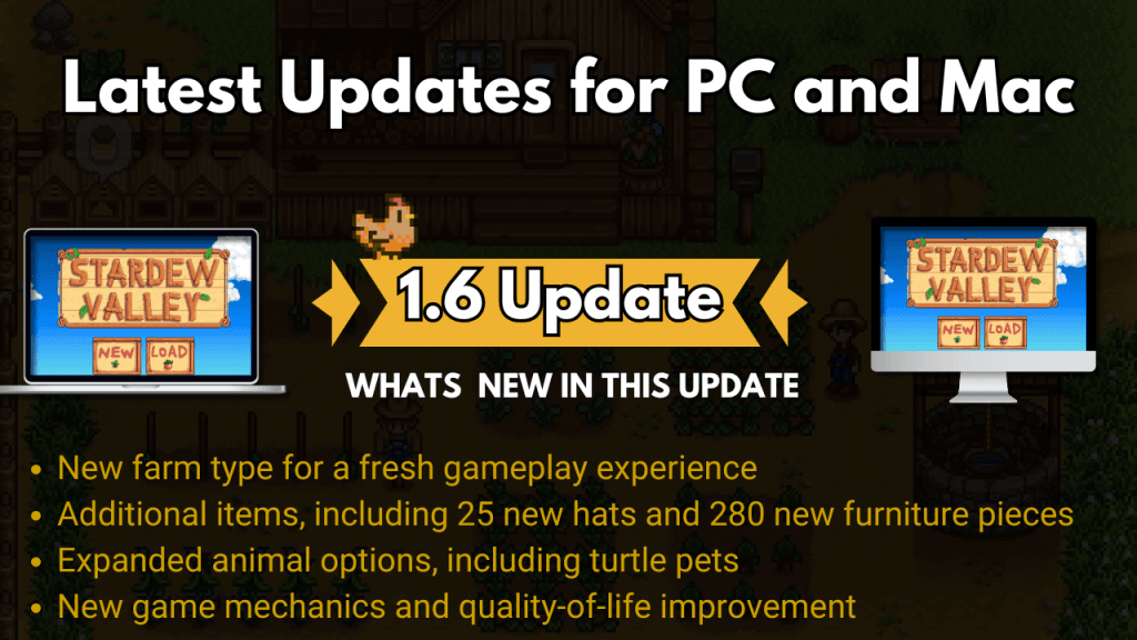 Latest Updates: Stardew Valley Apk 1.6 for PC and Mac
