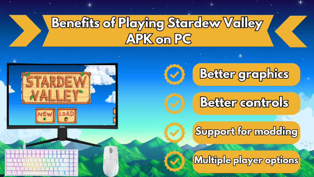 benefits of stardew valley apk on pc